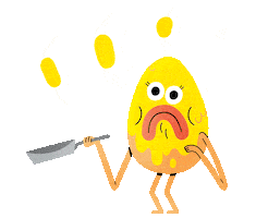 Hungry Breakfast Sticker