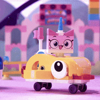 surprised cat GIF by LEGO