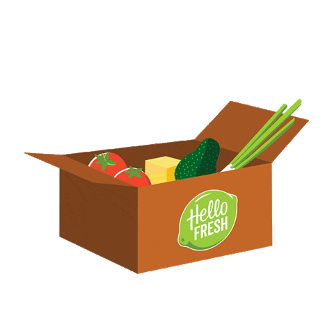 Box Hello Sticker by HelloFresh Canada