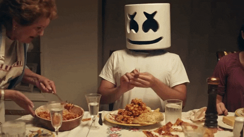 No More Dinner GIF by Marshmello - Find & Share on GIPHY
