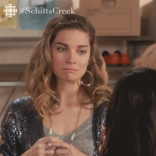 Schitts Creek Kiss GIF by CBC - Find & Share on GIPHY