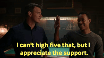 high five tyler james williams GIF by ABC Network