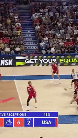 American Wow GIF by Volleyball World