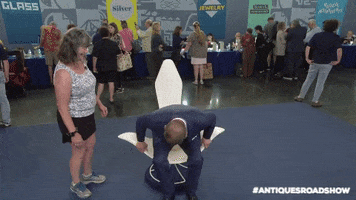Sit Down Chill GIF by ANTIQUES ROADSHOW | PBS
