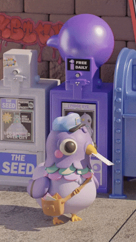 Happy Mail Carrier GIF by AshleyBlanchette