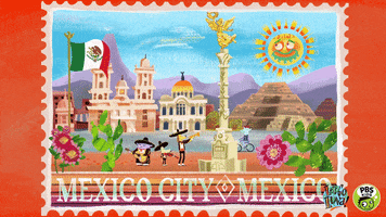 mexico city illustration GIF by PBS KIDS