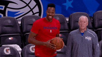 washington wizards laughing GIF by NBA