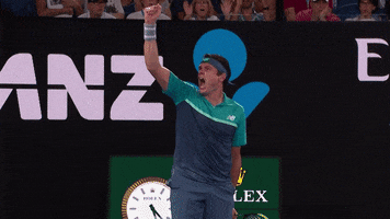 milos raonic sport GIF by Australian Open