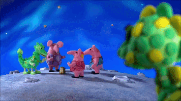 stop motion clangers GIF