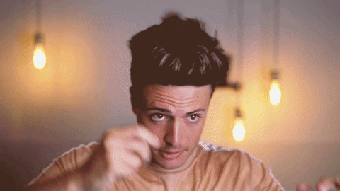 feathered hair gif