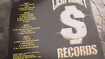 cash money records GIF by Vinyl Me, Please
