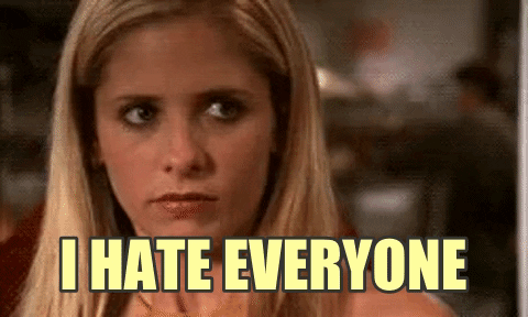 Glaring Buffy The Vampire Slayer GIF - Find & Share on GIPHY