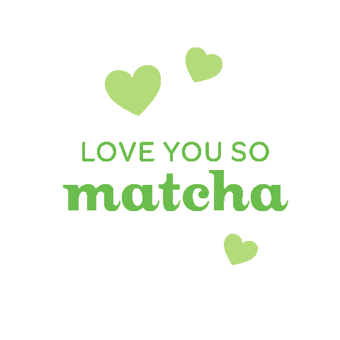Matcha Love Sticker by DAVIDsTEA