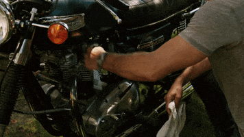 chesapeake shores motorcycle GIF by Hallmark Channel