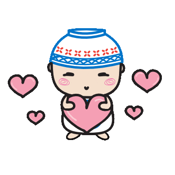 Pink Love Sticker by ricebowlhead