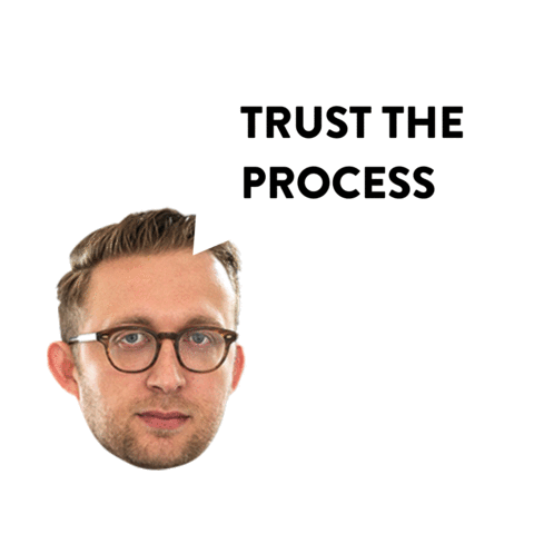 Trusttheprocess Kushco Sticker by Kush Supply Co.