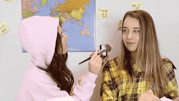 getting ready make up GIF by Girlys Blog