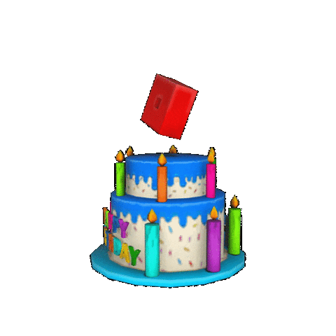 Happy Birthday 3D Sticker by Roblox