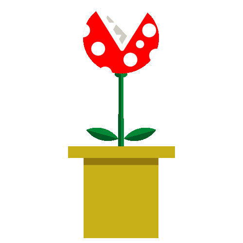 Plant Smash Sticker by GIPHY Gaming