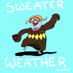 Sweater Weather Polar Vortex GIF by MOODMAN