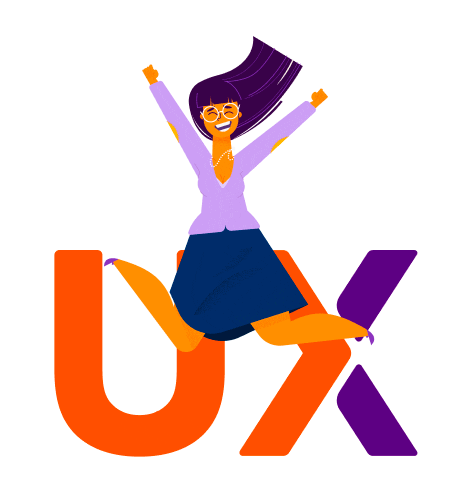 UX Naranja X Sticker