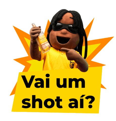 Shot Fred Sticker by Aloha Formandos