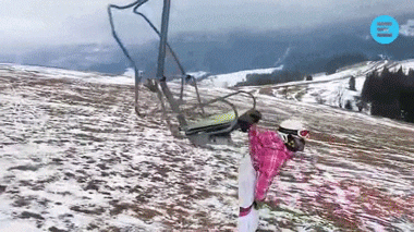 Ski Lift Fail GIF - Find & Share on GIPHY