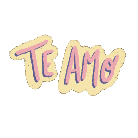 Te Amo Love Sticker by iorguti