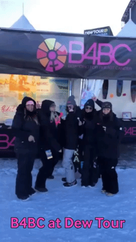 breckenridge boarding for breast cancer GIF by Dew Tour