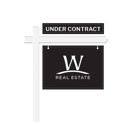 Under Contract Sticker by W REAL ESTATE