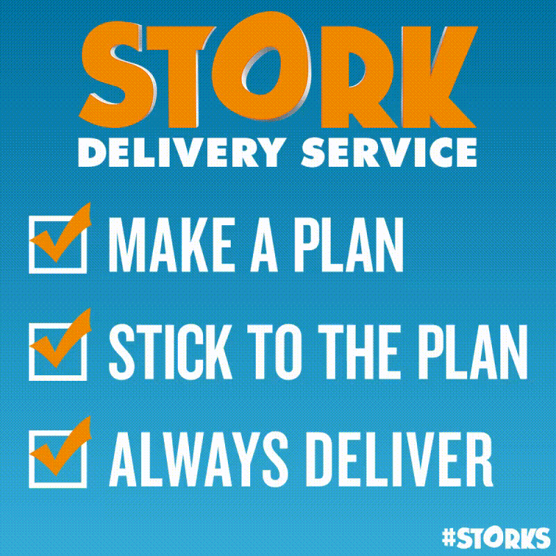 animation deliver GIF by STORKS