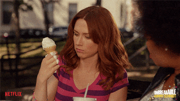Licking Ice Cream GIF by Unbreakable Kimmy Schmidt