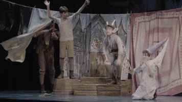happy peter pan GIF by FINDING NEVERLAND The Musical