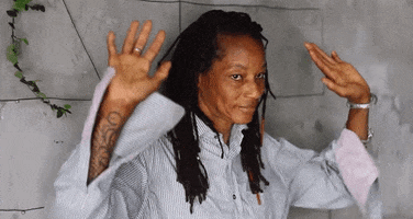 excited african american GIF