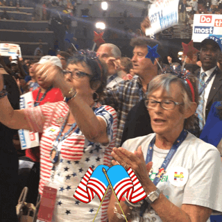 Democratic National Convention Crowd GIF by Election 2016