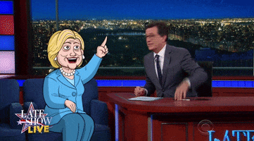 the late show with stephen colbert GIF