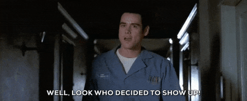 well look who decided to show up jim carrey GIF