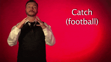 Sign Language Football GIF by Sign with Robert
