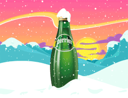 water snow GIF by Perrier