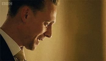 tom hiddleston smiling GIF by BBC