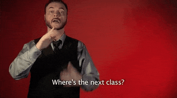 sign language wheres the next class GIF by Sign with Robert