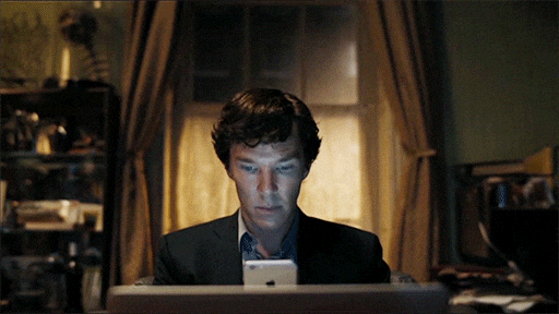 Benedict Cumberbatch Sherlock GIF by BBC - Find & Share on GIPHY