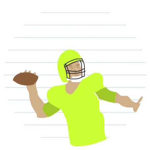 Throwing Super Bowl 50 Sticker by appikiko