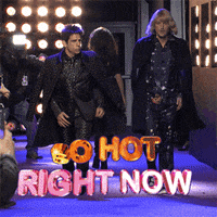 Image result for so hot right now gif