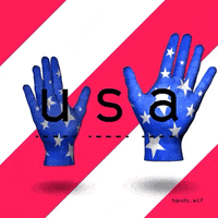 Usa GIF by hands.wtf