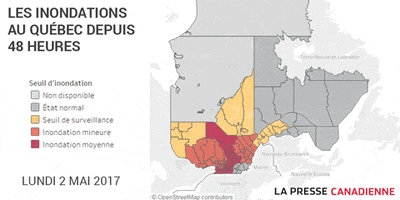 lapc quÃ©bec nouvelles inondations GIF