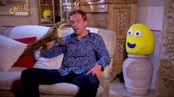 Damian Lewis Laugh GIF by CBeebies HQ