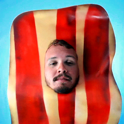 bacon smile GIF by Wendy's Puerto Rico