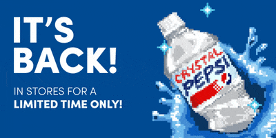 crystal pepsi GIF by Pepsi