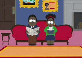 wondering token black GIF by South Park 